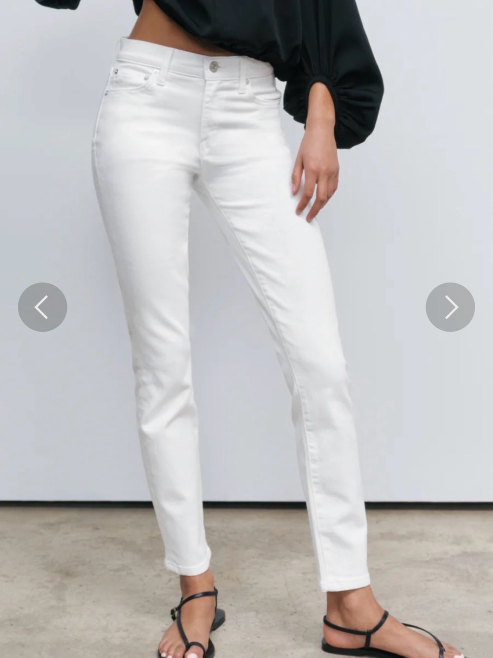 NWT AYR The Stir Slim White Women's Jeans